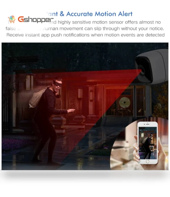 Smart Wireless Gun Camera WiFi Monitoring Outdoor Waterproof Camera — Security Cameras, Graffiti