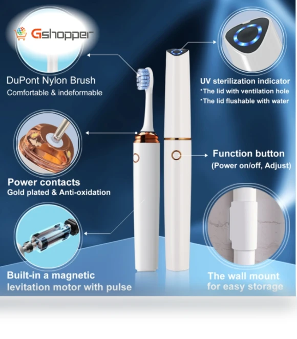 Smart UV Sterilization Sonic Electric Toothbrush — Ultrasonic