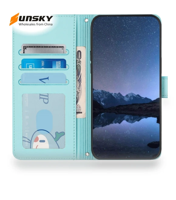 Cat Rat Embossed Pattern RFID Leather Phone Case with Lanyard for Infinix Hot 50i 5G / Smart 9 4G — Protective Cases, Infinix