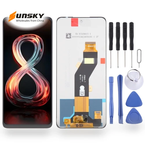 LCD Screen with Digitizer Full Assembly for Infinix Smart 8 Pro — Touchscreen Panels, Infinix