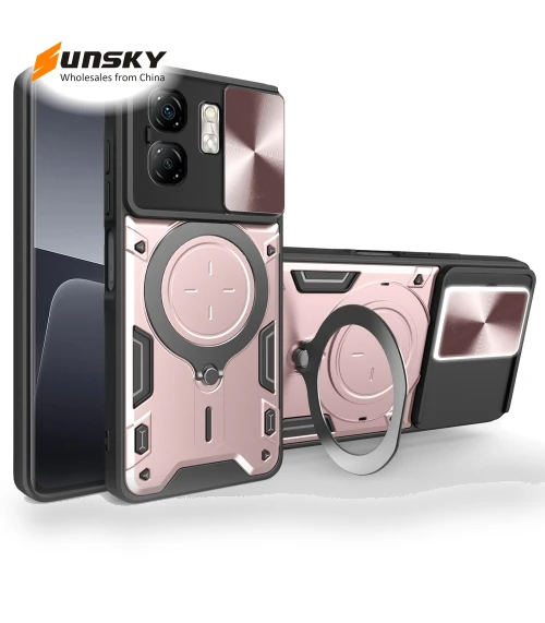 Sliding Camshield Magnetic Holder Phone Case for Infinix Smart 9 / Hot 50i — Basic Cases, Infinix