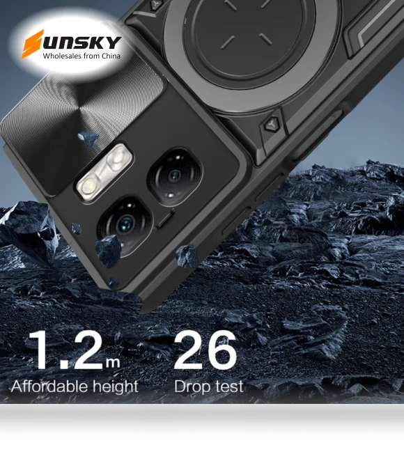 Sliding Camshield Magnetic Holder Phone Case for Infinix Smart 9 / Hot 50i — Basic Cases, Infinix