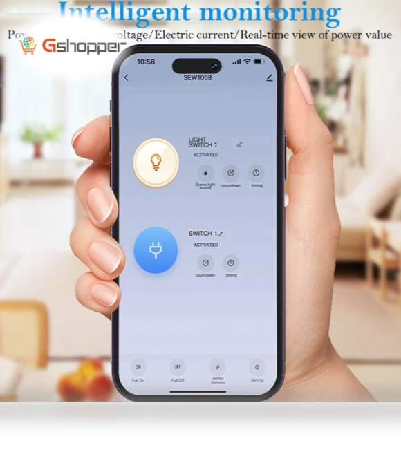 16A Smart WiFi EU Plug Socket with Power Monitoring and Voice Control — Smart Home Modules, LDNIO