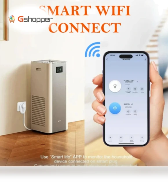 16A Smart WiFi EU Plug Socket with Power Monitoring and Voice Control — Smart Home Modules, LDNIO