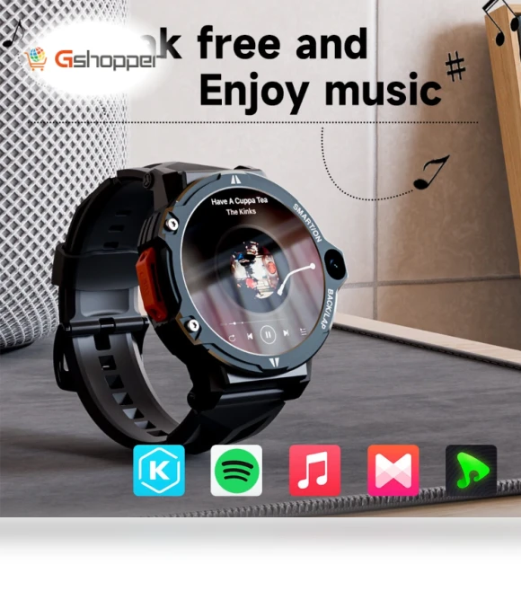 1.54 inch TFT Android 4G Smart Watch Phone with Dual Camera and GPS — Smartwatches, LOKMAT