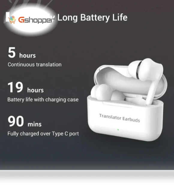 Wireless Earbuds with Instant Translation for 127 Languages — Language Translators