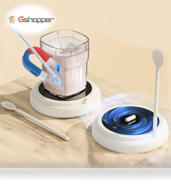 Magnetic Levitation Milk Shaker Electric Coffee Stirring Mug — Drink Stirrers