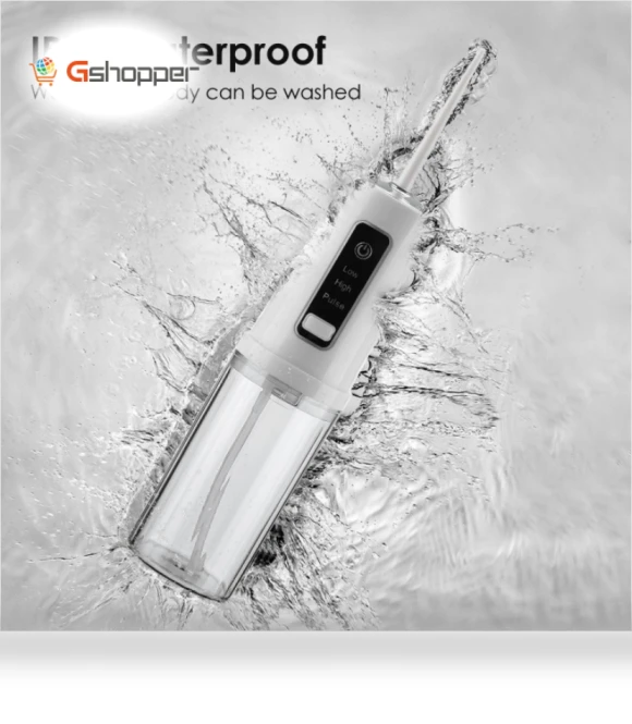 Portable Dental Flosser with 4 Nozzles — Power Flossers