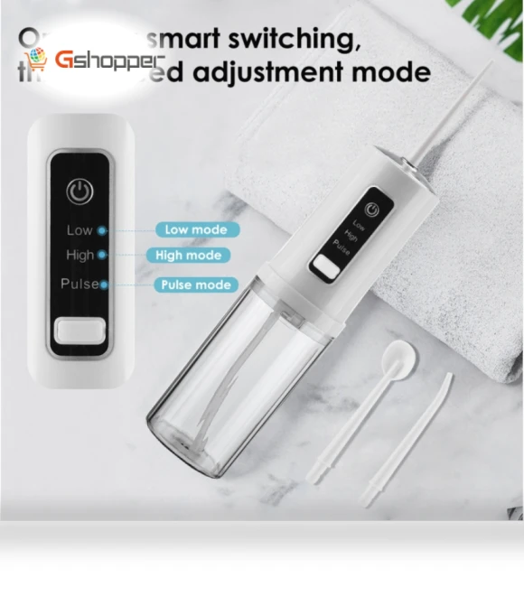 Portable Dental Flosser with 4 Nozzles — Power Flossers