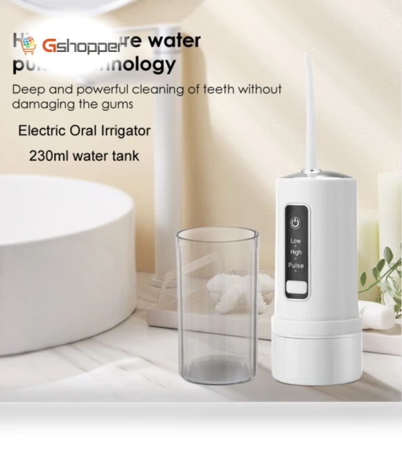 Portable Dental Flosser with 4 Nozzles — Power Flossers