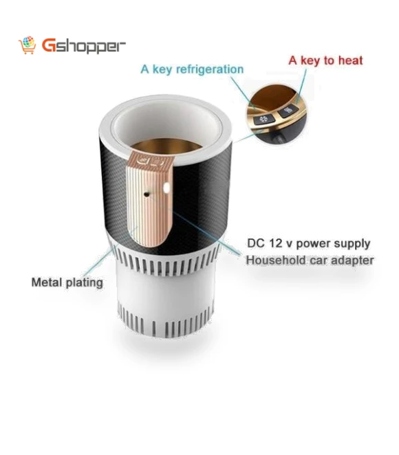 Portable Intelligent Cooling and Heating Cup Holder — Car Cup Holders