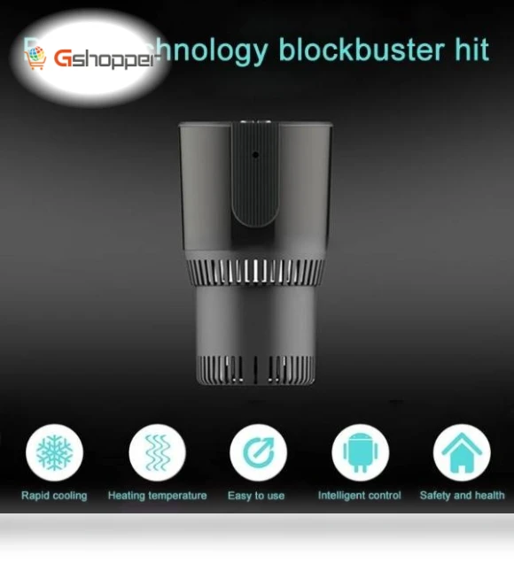 Portable Intelligent Cooling and Heating Cup Holder — Car Cup Holders