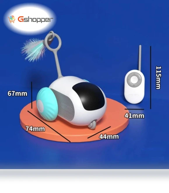 Intelligent Dual Mode Electric Gravity Running Car Cat Toy — Cat Playthings