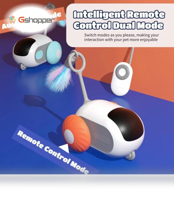 Intelligent Dual Mode Electric Gravity Running Car Cat Toy — Cat Playthings