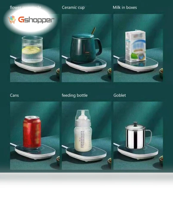 Smart Ceramic Coffee Cup with Constant Temperature Heating — Beverage Warmers