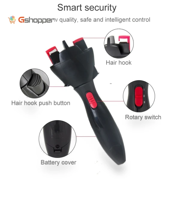Fast Styling Smart Electric Braid Machine Twist Curling Iron — Curling Wands