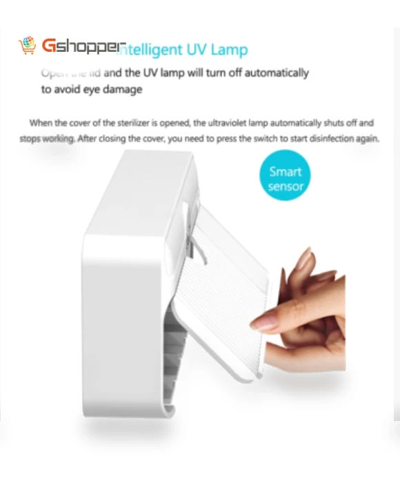 Smart Home UV Ultraviolet Toothbrush Sterilizer — Ultrasonic, YJK