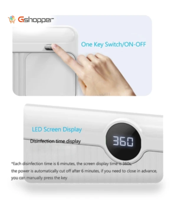 Smart Home UV Ultraviolet Toothbrush Sterilizer — Ultrasonic, YJK