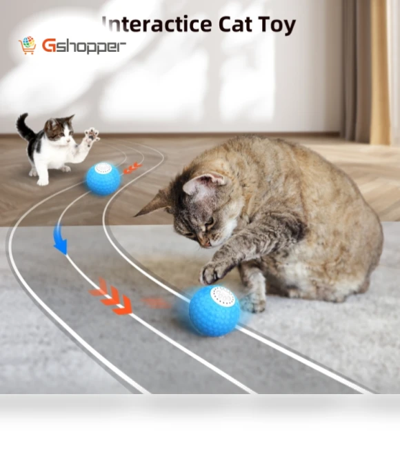 Smart Pet Cat Toy Ball Luminous Yo-Yo — Cat Playthings