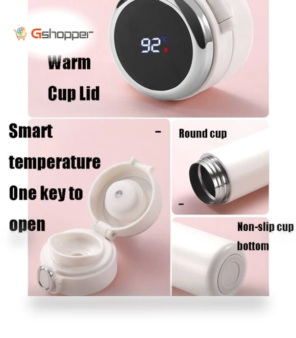 Smart Temperature Display Vacuum Flask — Flasks