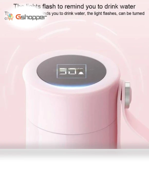 Smart Thermos Cup with Reminder — Travel Drinkware, FANJANE