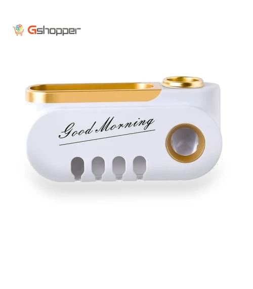 Smart UV Toothbrush Sterilizer - Wall Mounted Holder Set — Toothbrush Holders