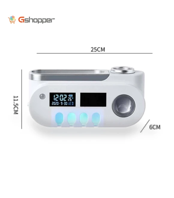 Smart UV Toothbrush Sterilizer - Wall Mounted Holder Set — Toothbrush Holders