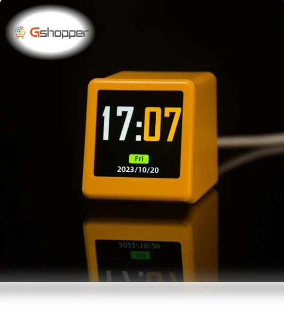 Portable Smart WiFi Weather Station with Temperature, Humidity, Time, and Alarm Clock — Weather Stations