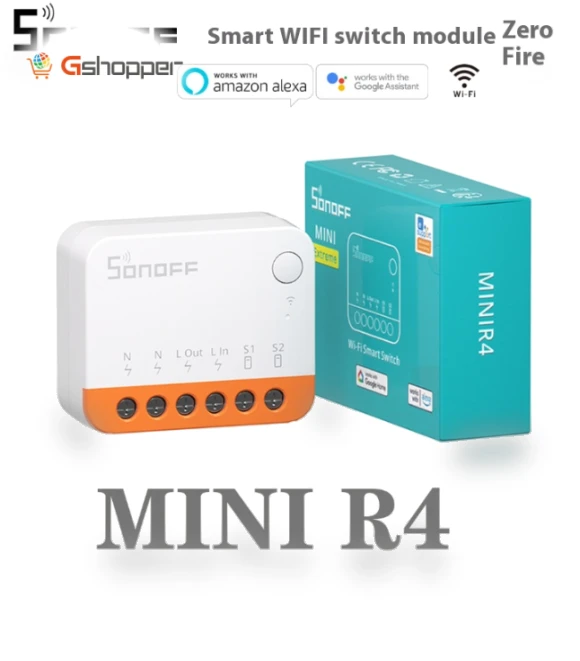 Dual-Control Smart WiFi Switch with Bi-Directional Control and Timing — Ceiling Fan Wall Controls, Sonoff
