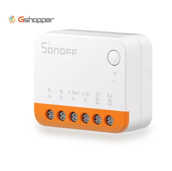 Dual-Control Smart WiFi Switch with Bi-Directional Control and Timing — Ceiling Fan Wall Controls, Sonoff