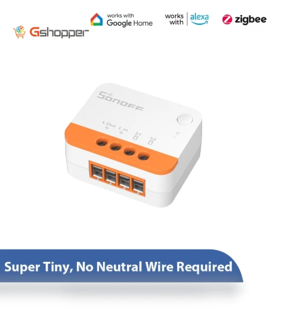 Single Fire Dual Control Smart On/Off Module Switch with Timing and Voice Control — Dimmer Switches, Sonoff