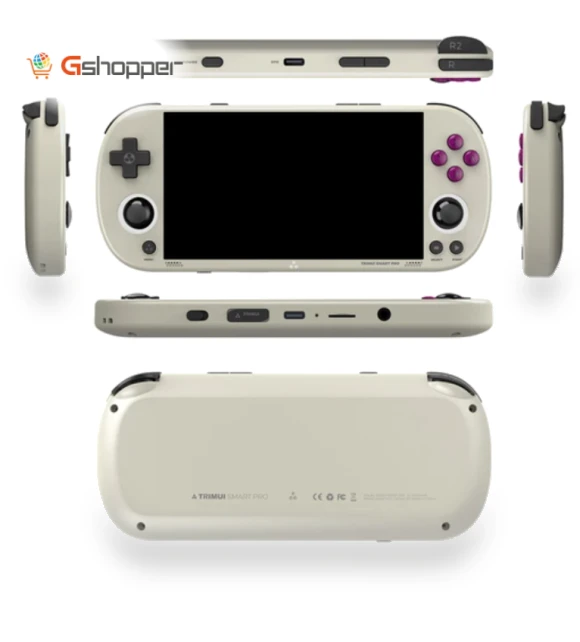 Smart Pro Game Console with 256GB TF Card, 4.96in 720P IPS Screen — Compact & Portable Televisions, Trimui
