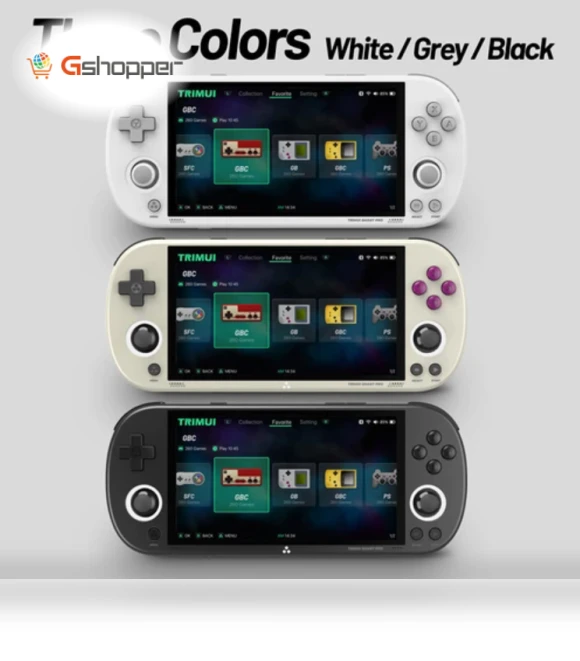 Smart Pro Game Console with 256GB TF Card, 4.96in 720P IPS Screen — Compact & Portable Televisions, Trimui