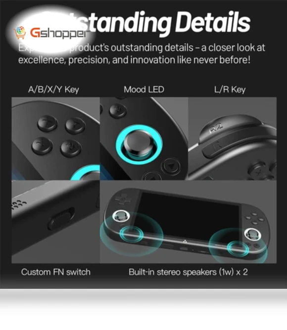 Smart Pro Game Console with 256GB TF Card, 4.96in 720P IPS Screen — Compact & Portable Televisions, Trimui