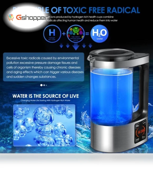 2L Micro-electrolysis Hydrogen-rich Water Machine — Water Treatment, V8