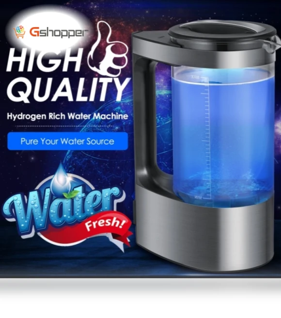 Micro-Electrolysis Hydrogen-Rich Water Machine — Water Purification, V8