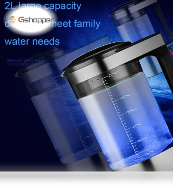 Micro-Electrolysis Hydrogen-Rich Water Machine — Water Purification, V8