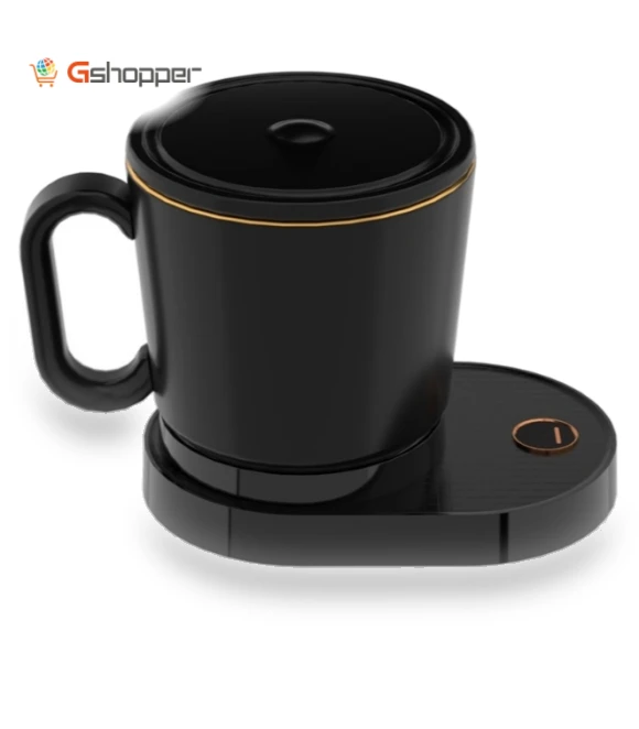 Desktop Mobile Phone Wireless Charger Smart Stirring Mug — Beverage Warmers, IDZ