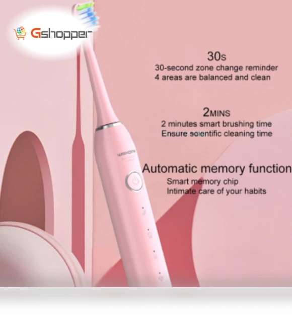 Smart Sonic Electric Toothbrush IPX7 — Sonic Electric Toothbrushes, WK