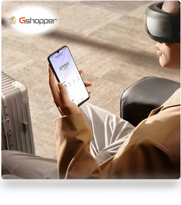 Smart Eye Massager with Hot Compress, 10 Models, APP Adjustable — Pillows, Xiaomi