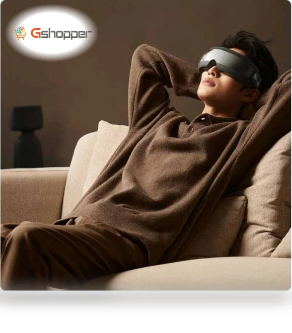Smart Eye Massager with Hot Compress, 10 Models, APP Adjustable — Pillows, Xiaomi