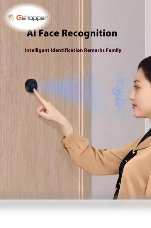 Smart Doorbell with Remote Monitoring and Night View — Smart Home Security, Xiaomi