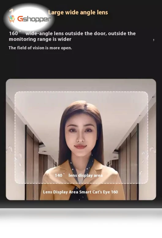 Smart Doorbell with Remote Monitoring and Night View — Smart Home Security, Xiaomi