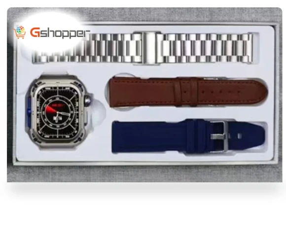 Z85 MAX Smart Watch with Bluetooth Call, Long Standby, True Rate, NFC, IP68 Waterproof, Three Watch Straps — Smartwatches