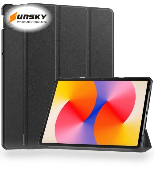 3-Fold Holder Smart Leather Tablet Case for Huawei Matepad SE 11 — Protective Cases, Huawei