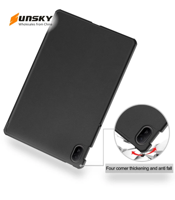 3-Fold Holder Smart Leather Tablet Case for Huawei Matepad SE 11 — Protective Cases, Huawei