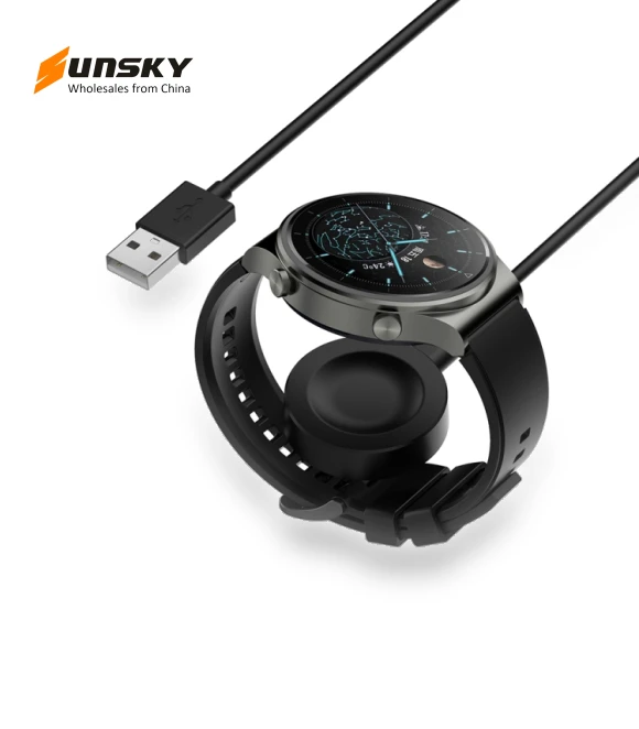 USB Interface Split Type Smart Watch Charging Cable for Huawei Watch GT5 Pro 46mm — Smartwatch Charging Solutions, Huawei