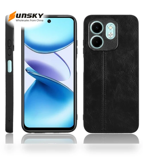 Cow Pattern Sewing Back Cover Phone Case for Infinix Hot 50i / Smart 9 — Basic Cases, Infinix