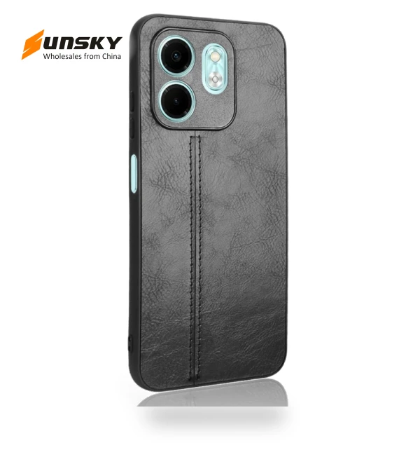 Cow Pattern Sewing Back Cover Phone Case for Infinix Hot 50i / Smart 9 — Basic Cases, Infinix