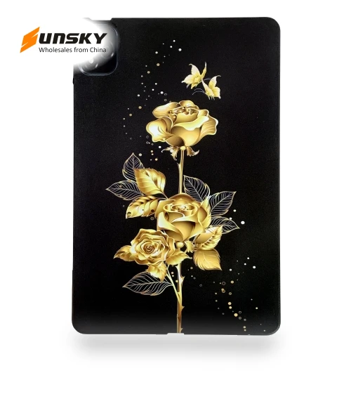 Color Painting Pattern Smart Tablet TPU Case — Keyboard Cases, Infinix